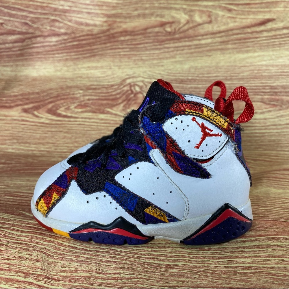Jordan 7 Retro Sweater Toddler University Red Sneakers 5C